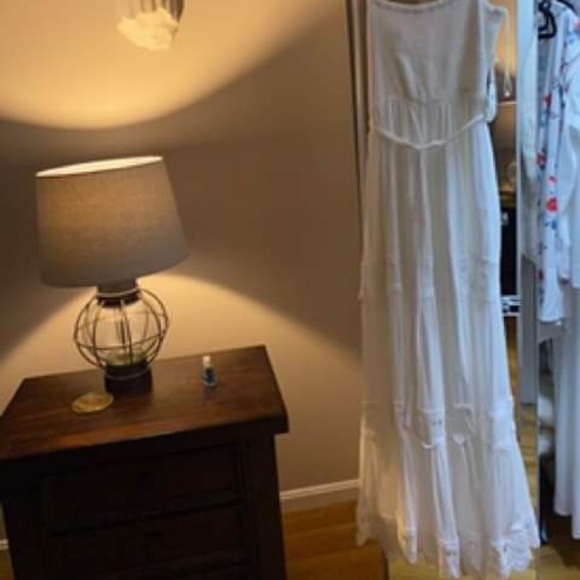 White Lace Maxi Dress - Picture 8 of 8